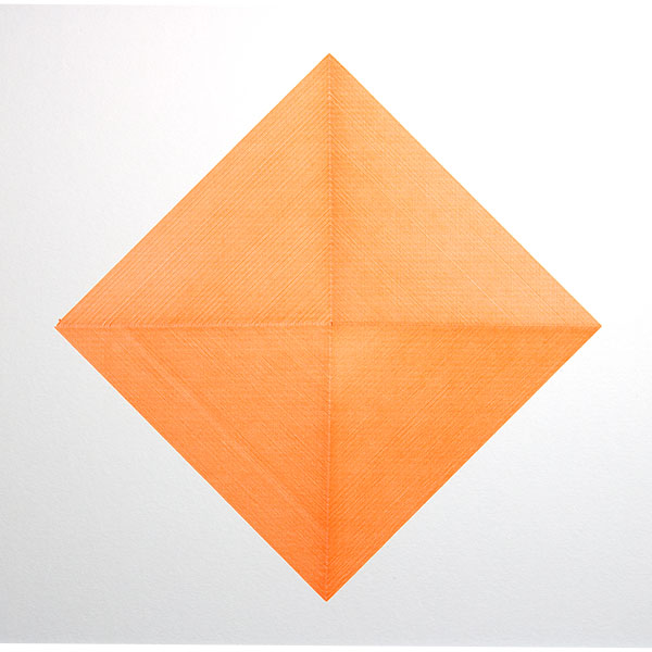 Expanding Square (A3) - Orange