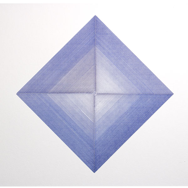 Expanding Square (A3) - Blue